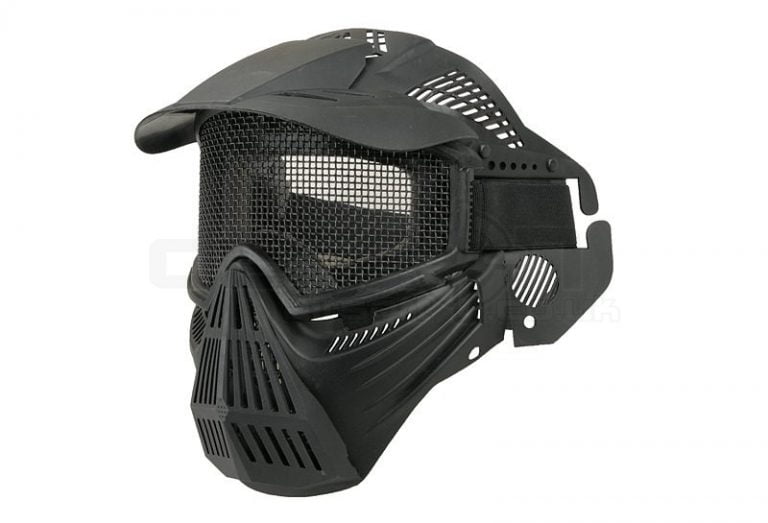 Airsoft Pro Mesh Mask (Black) DEFCON AIRSOFT