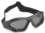 Mesh Airsoft Glasses with Cotton Strap (Black)