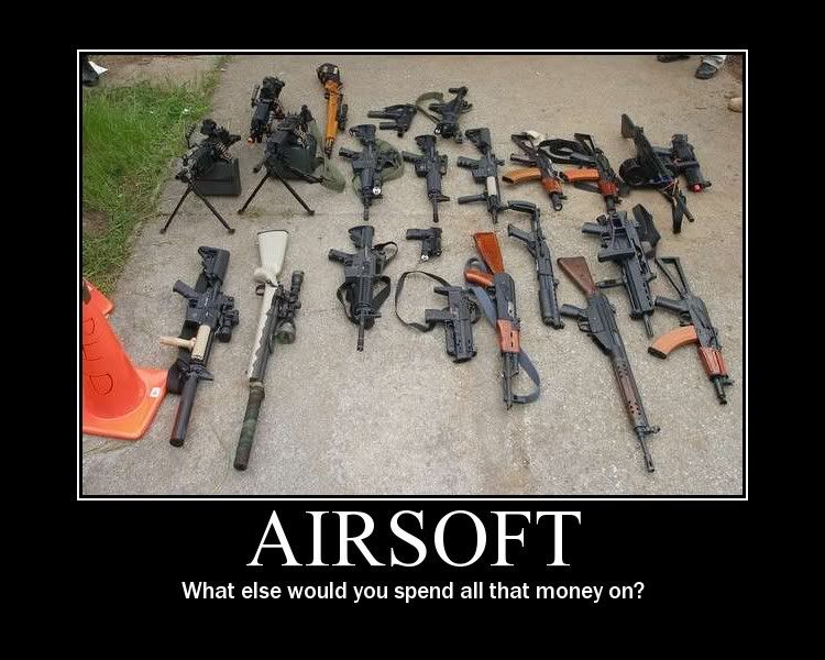 airsoft gun collection