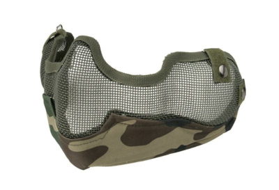 Stalker V3 Type Half Face Metal Mesh (woodland)
