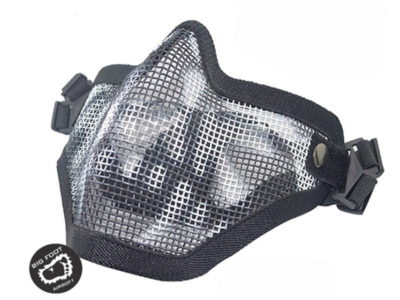 Big Foot Lower Half Face Mesh Mask (Black)