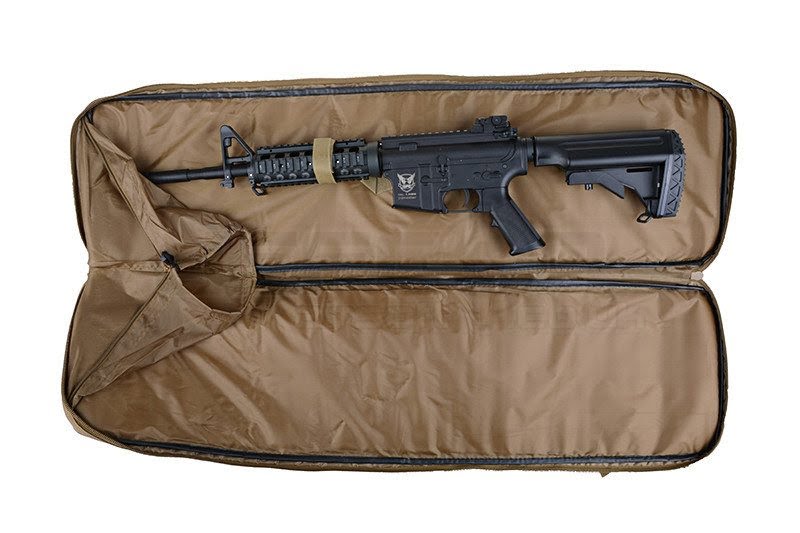 Large Tan Airsoft Rifle 2 Section Case/Bag DEFCON AIRSOFT
