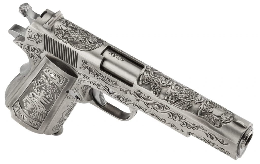WE 1911 Engraved 'Mehico Druglord' GBB Airsoft Pistol DEFCON AIRSOFT