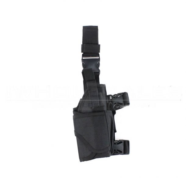 Big Foot Universal Tactical Pistol Holster (Right Black) DEFCON AIRSOFT