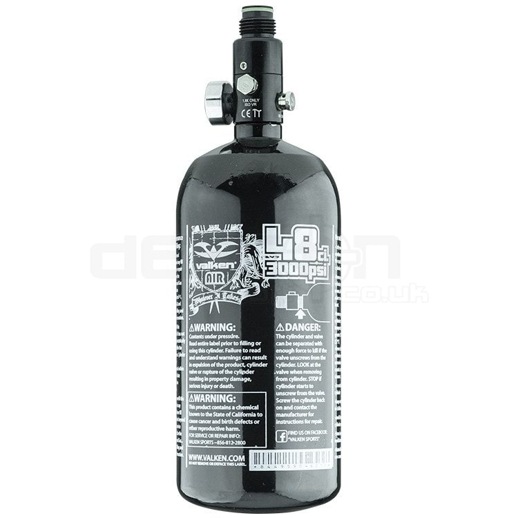 Valken Airsoft HPA Tank 48/3000 (EU) w/Regulator » DEFCON AIRSOFT
