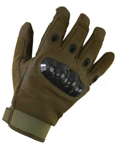 Predator Tactical Armoured Knuckle Gloves - Coyote