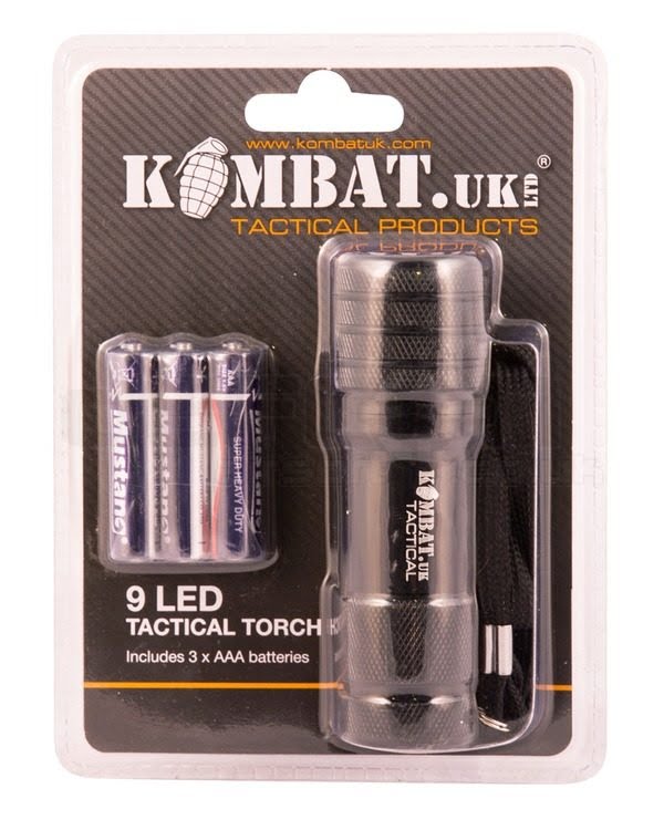 KombatUK 9 LED Tactical Torch DEFCON AIRSOFT
