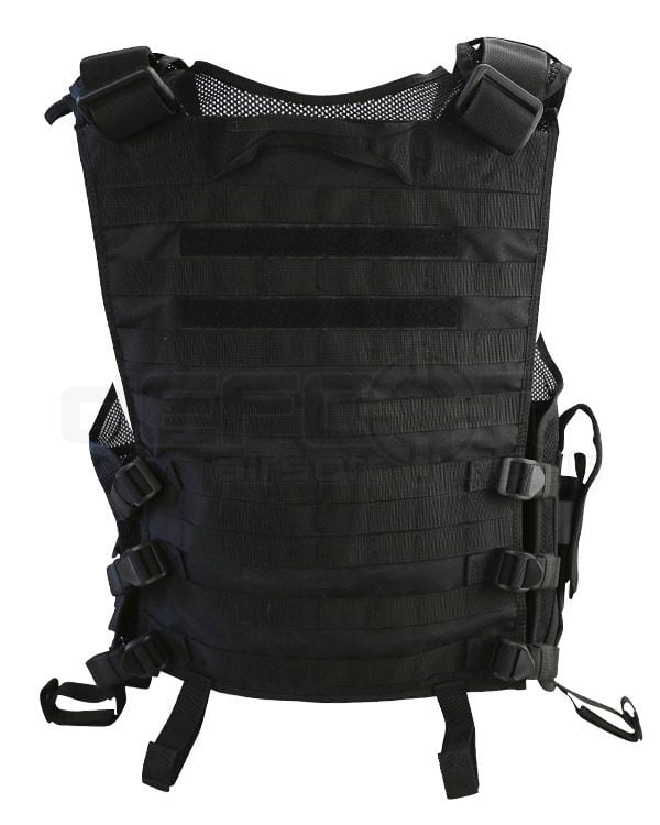 KombatUK Cross Draw Tac-Vest - Black - Image 2