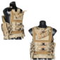 Big Foot 600D Tactical Vest with Pistol Holster (Tan) 2