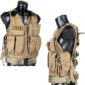 Big Foot 600D Tactical Vest with Pistol Holster (Tan) 3