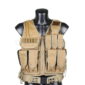 Big Foot 600D Tactical Vest with Pistol Holster (Tan)