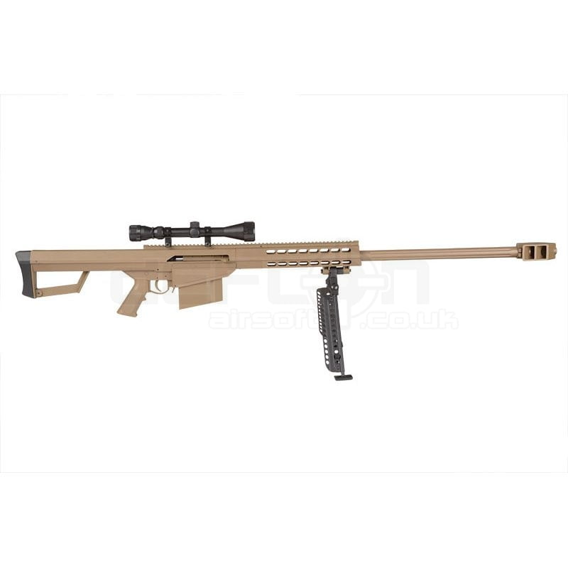 Barrett 50 caliber airsoft sniper rifle.