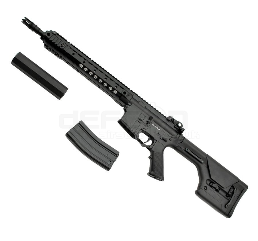 A&K DMR M4 With Suppressor DEFCON AIRSOFT