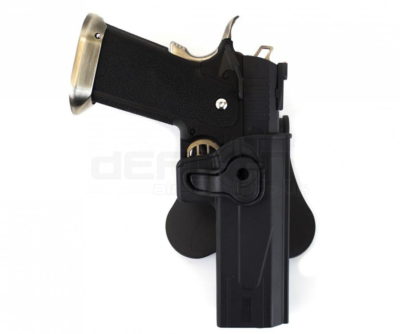 Nuprol Hi-Capa Pistol Retention Paddle Holster - Black