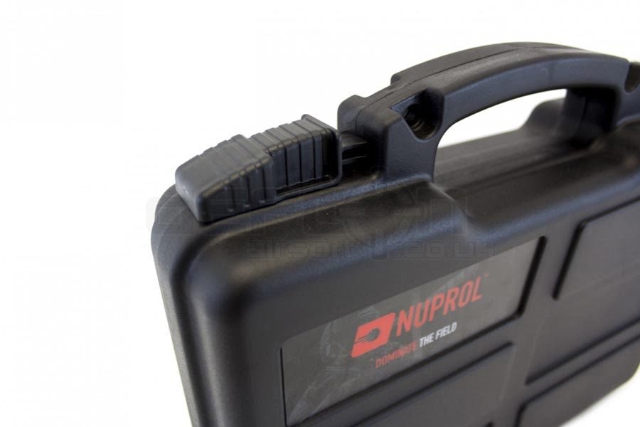 Nuprol Pistol Hard Case Black DEFCON AIRSOFT