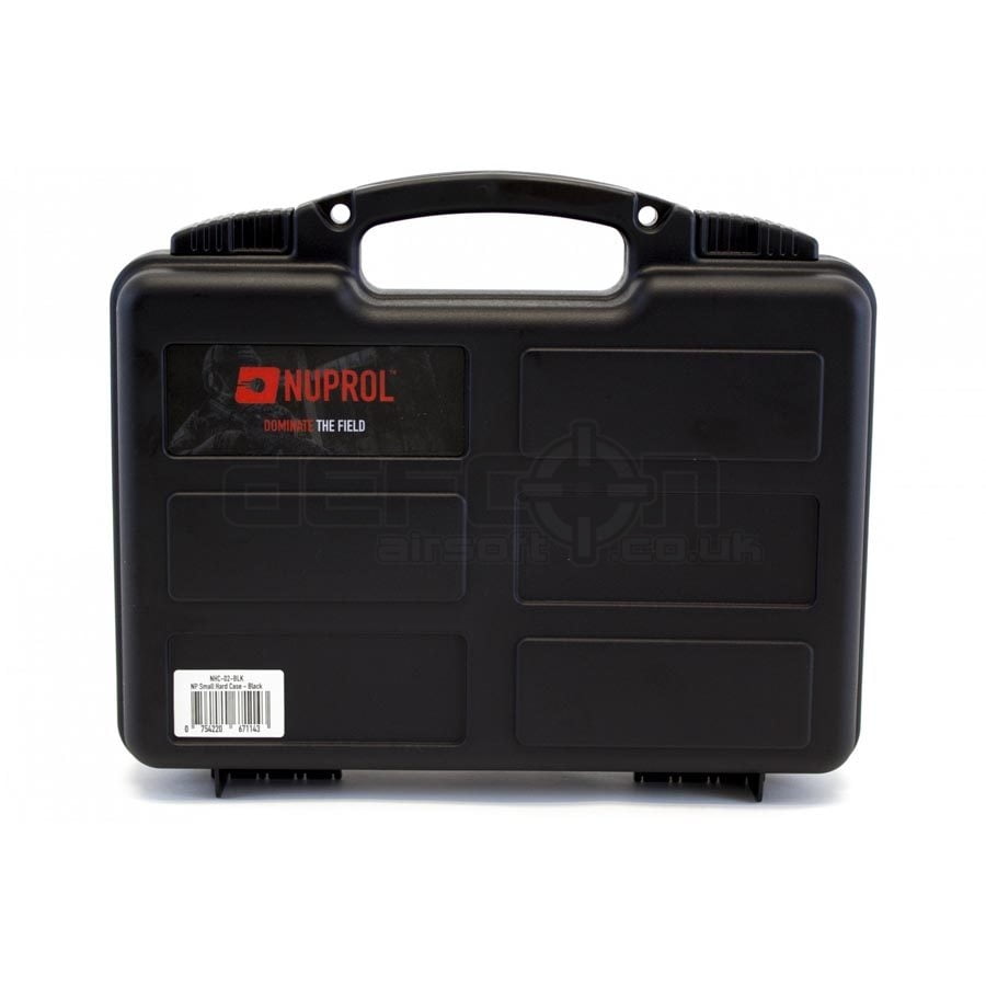 Nuprol Pistol Hard Case Black DEFCON AIRSOFT