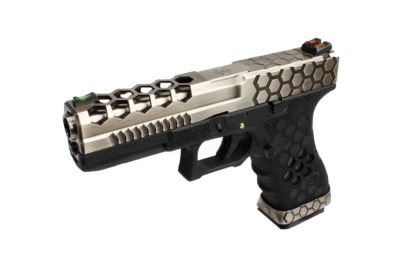 Armorer Works Custom Hex-Cut (Black/Silver Slide)