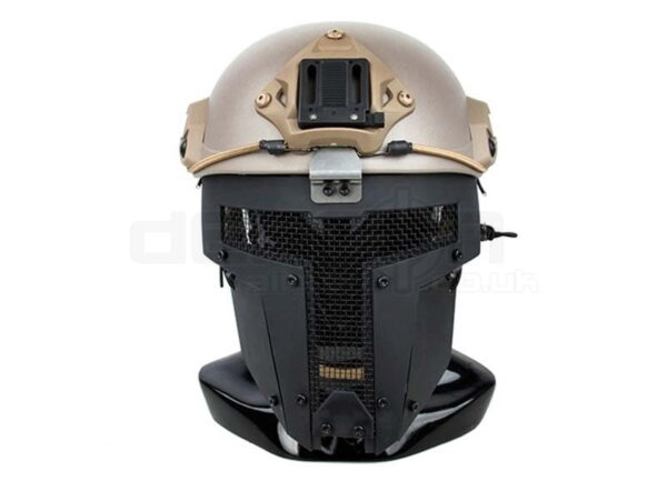 TMC Spartan Face Mask for Fast Helmets (Black) - Image 2
