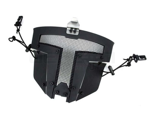 TMC Spartan Face Mask for Fast Helmets (Black) - Image 4