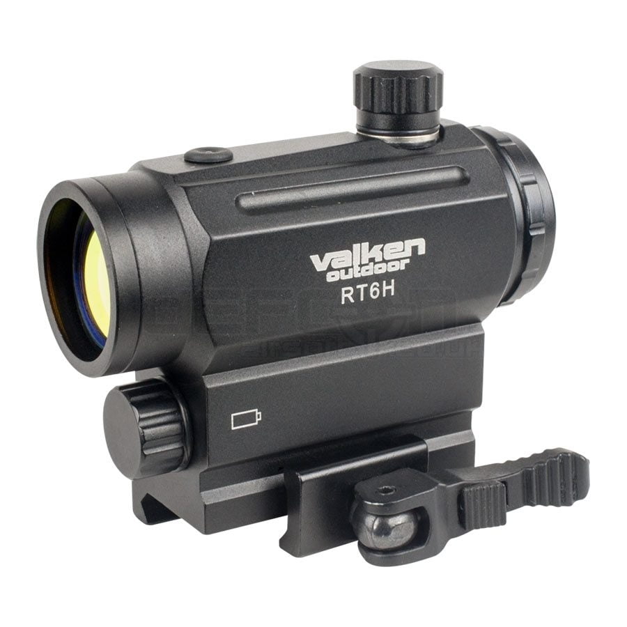 Valken Tactical Raised T1 Sight 1x22 R/G/B Dual W/Weaver QR DEFCON