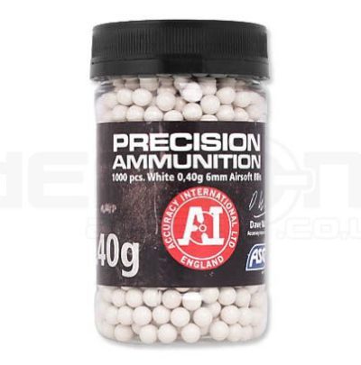 ASG Accuracy International BB's 0.40g 1000 White Sniper Ammo