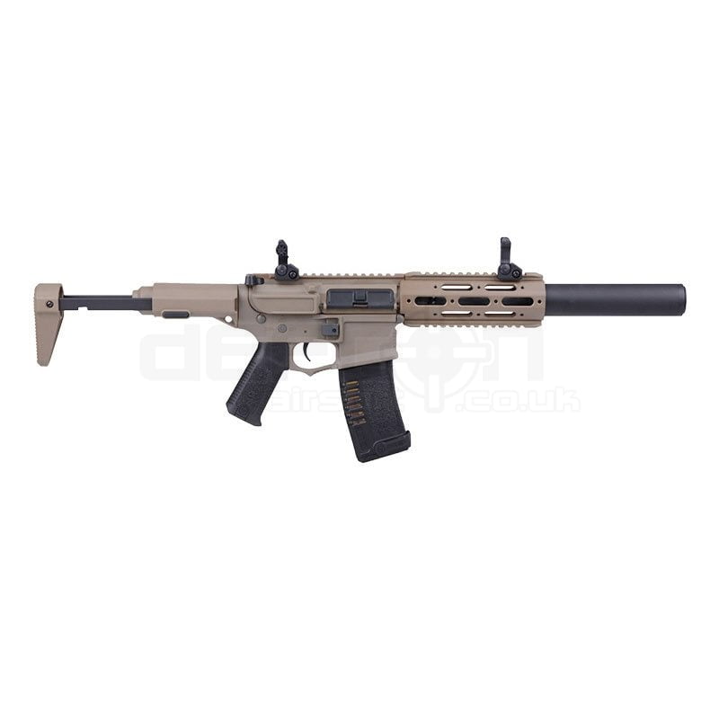 Ares Amoeba Honey Badger AM014 Airsoft Rifle (Tan) DEFCON AIRSOFT