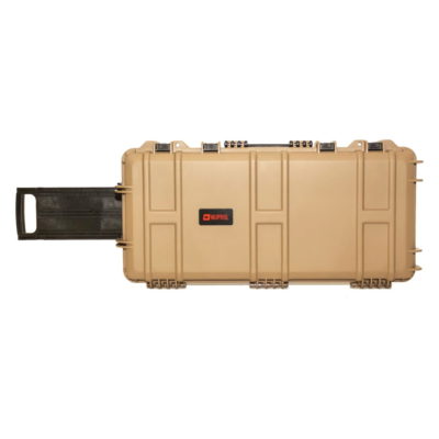 Nuprol Medium Wheeled Hard Case - Wave Foam - Tan