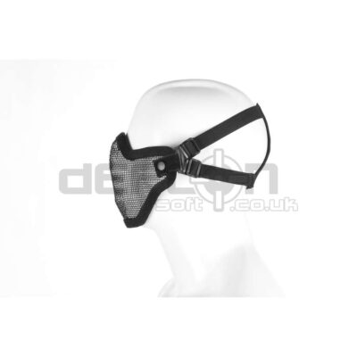 Invader Gear Steel Half Face Mask (Black)