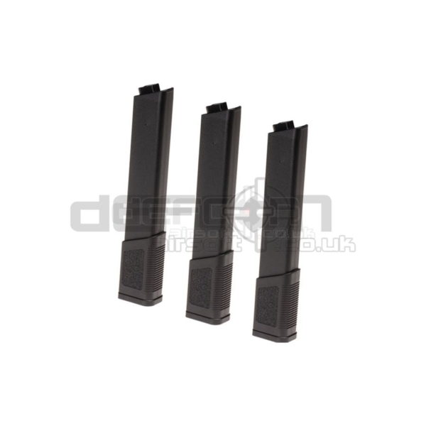 KWA TK.45 Midcap Magazine 120rds 3-pack Black 03 KWA TK.45 Midcap Magazine 120rds 3-pack Black 03