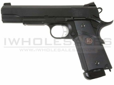 KJWorks 1911 Custom Gas Blowback Pistol (Black - KJW-KP07)