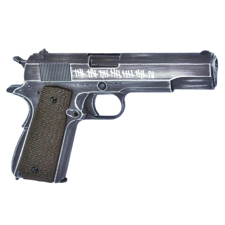 Armorer Works Custom "Molon Labe" 1911 Gas Blowback Pistol (Full Metal - Brown Grips) - Image 2