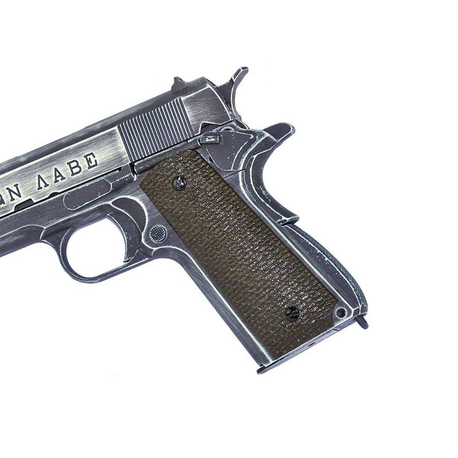 Armorer Works Custom "Molon Labe" 1911 Gas Blowback Pistol (Full Metal - Brown Grips) - Image 5