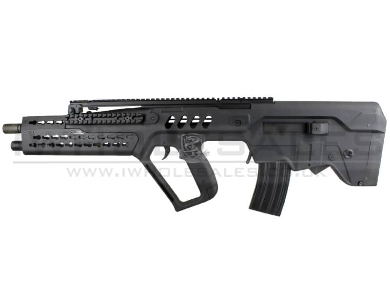 S&T TS21 Keymod Flat Top with Electric Blowback (Black - ST-AEG-78-BK)