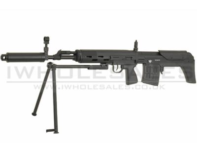 JG SVU Bullpup Sniper Rifle with Bipod (Full Metal - Black - SVU)