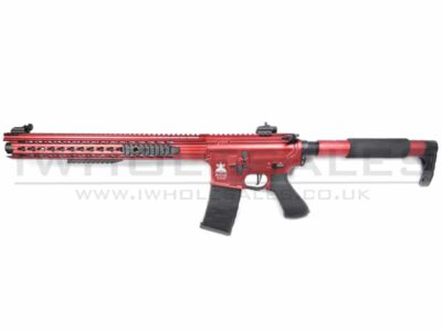 APS "Boar Tactical - Demolition" Silver Edge 17" KeyMod (Tron Stock) AEG (ASR-119X - Red)