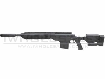 S&T ASW338 Sniper Rifle (with Silencer - Spring Powered - Black)