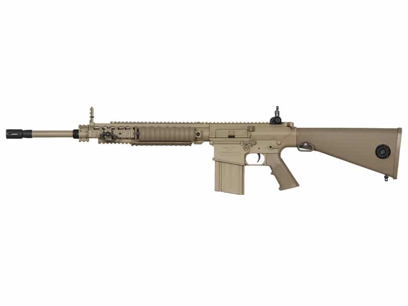 Ares SR25 DMR Sniper Rifle (Semi Only - 400 FPS - Tan - M110 - SR-009E)