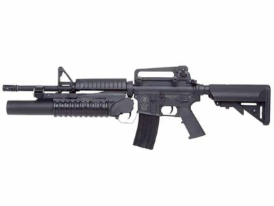 S&T M4A1 with M203 Grenade Launcher (Sports Line - Black - ST-AEG-259-BK-GL-L)