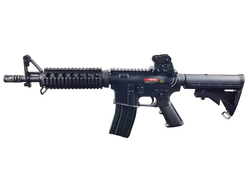 Golden Eagle M4 RIS CQB Gas Blowback Rifle (Black)