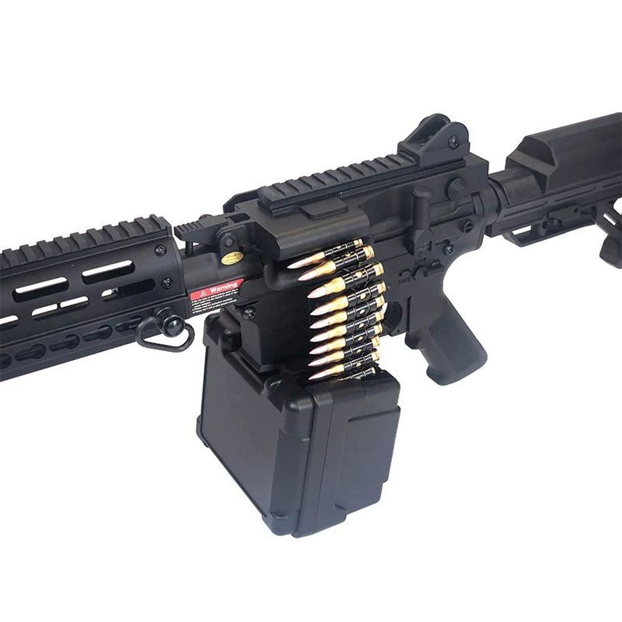 Golden Eagle MCR LMG AEG with Drum Mag. L (2600 Rnds - Sound Control - F6670) - Image 2