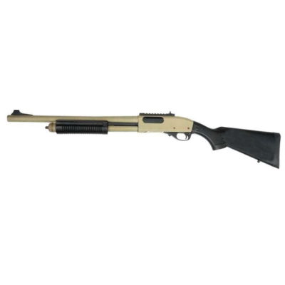 Golden Eagle M870 Tri-Shot Gas Pump Action Shotgun (Long - Tan - M8870 - V2)