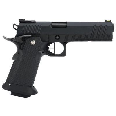 Armorer Works Custom Black Ace Hi-Capa GBBP (Full Black Slide - Black Frame - Black Barrel - AW-HX2003)