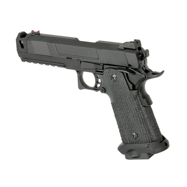 Army Custom 5.1 Hi-Capa with Costa Compensator (Full Metal - Black - R501) - Image 3
