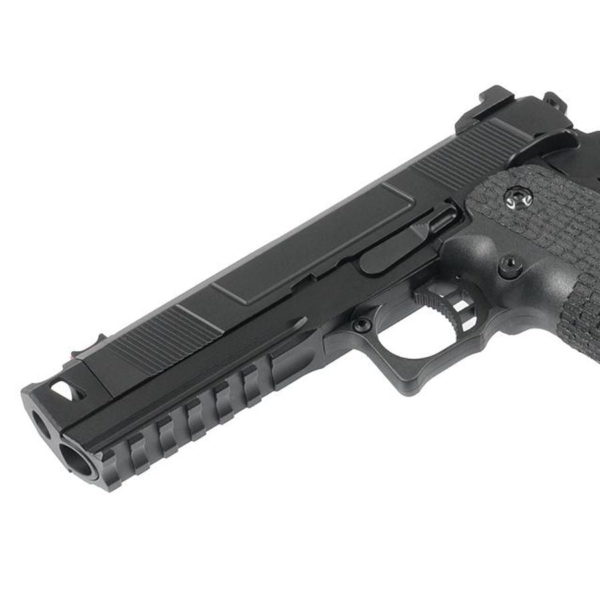 Army Custom 5.1 Hi-Capa with Costa Compensator (Full Metal - Black - R501) - Image 6