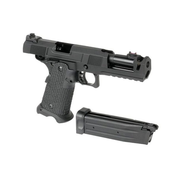 Army Custom 5.1 Hi-Capa with Costa Compensator (Full Metal - Black - R501) - Image 5