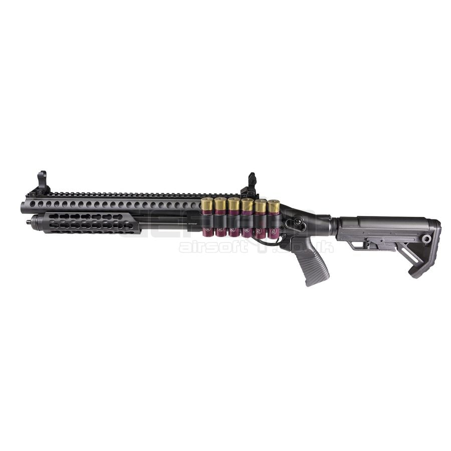 Secutor M870 Velites Gas Shotgun GV (Black) » DEFCON AIRSOFT
