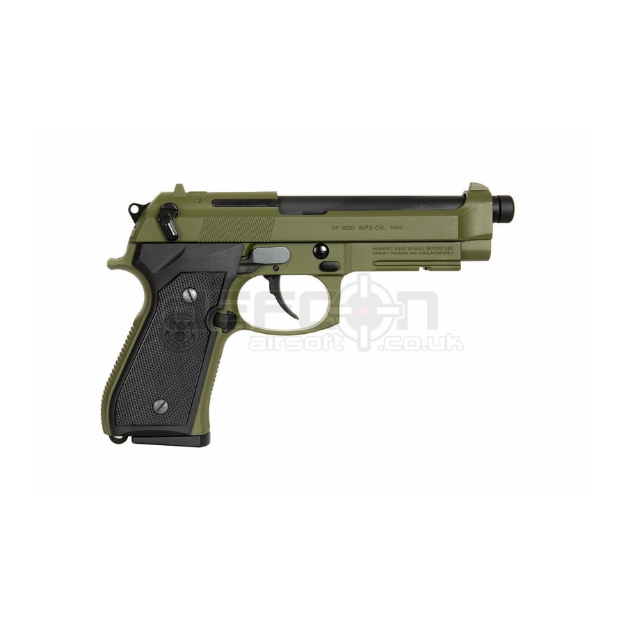 G&G GPM92 GP2 Pistol Hunter Green with Hard Case - Image 7