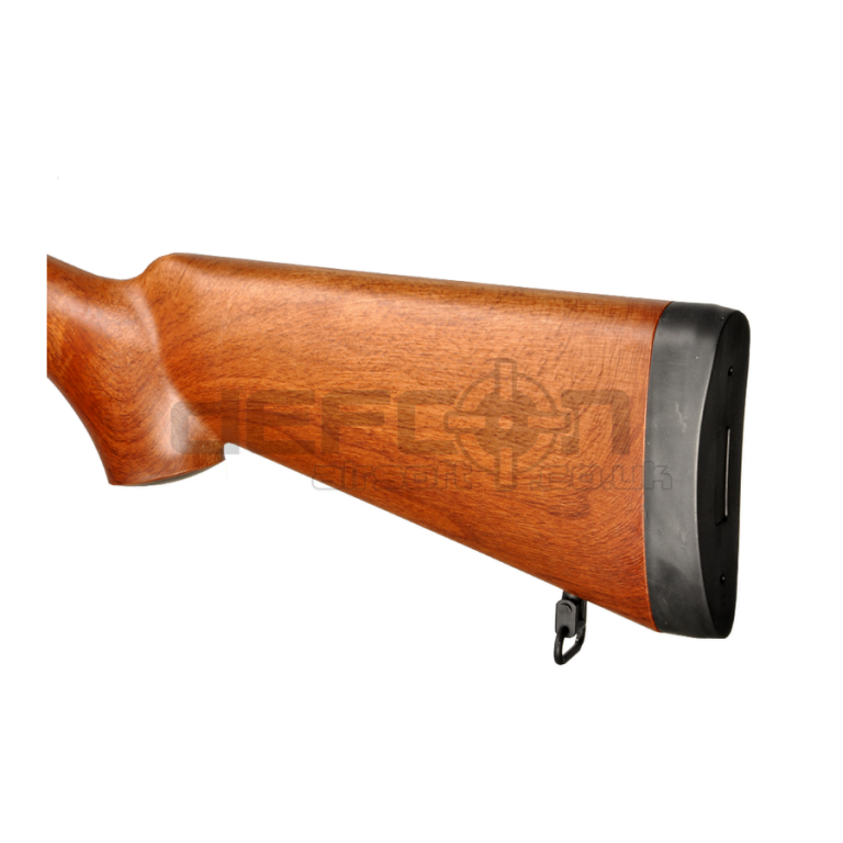 WELL MB03 VSR High Power Sniper Rifle (Wood Effect) With Scope and Bipod DEFCON AIRSOFT