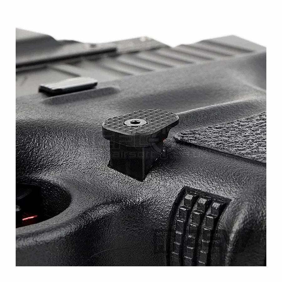 PTS ZEV Extended Magazine Release - (Black & Silver) - Image 2