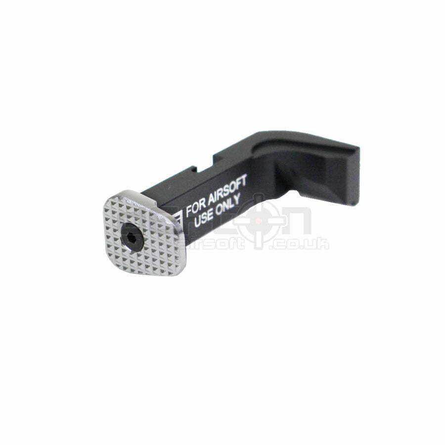 PTS ZEV Extended Magazine Release - (Black & Silver) - Image 4